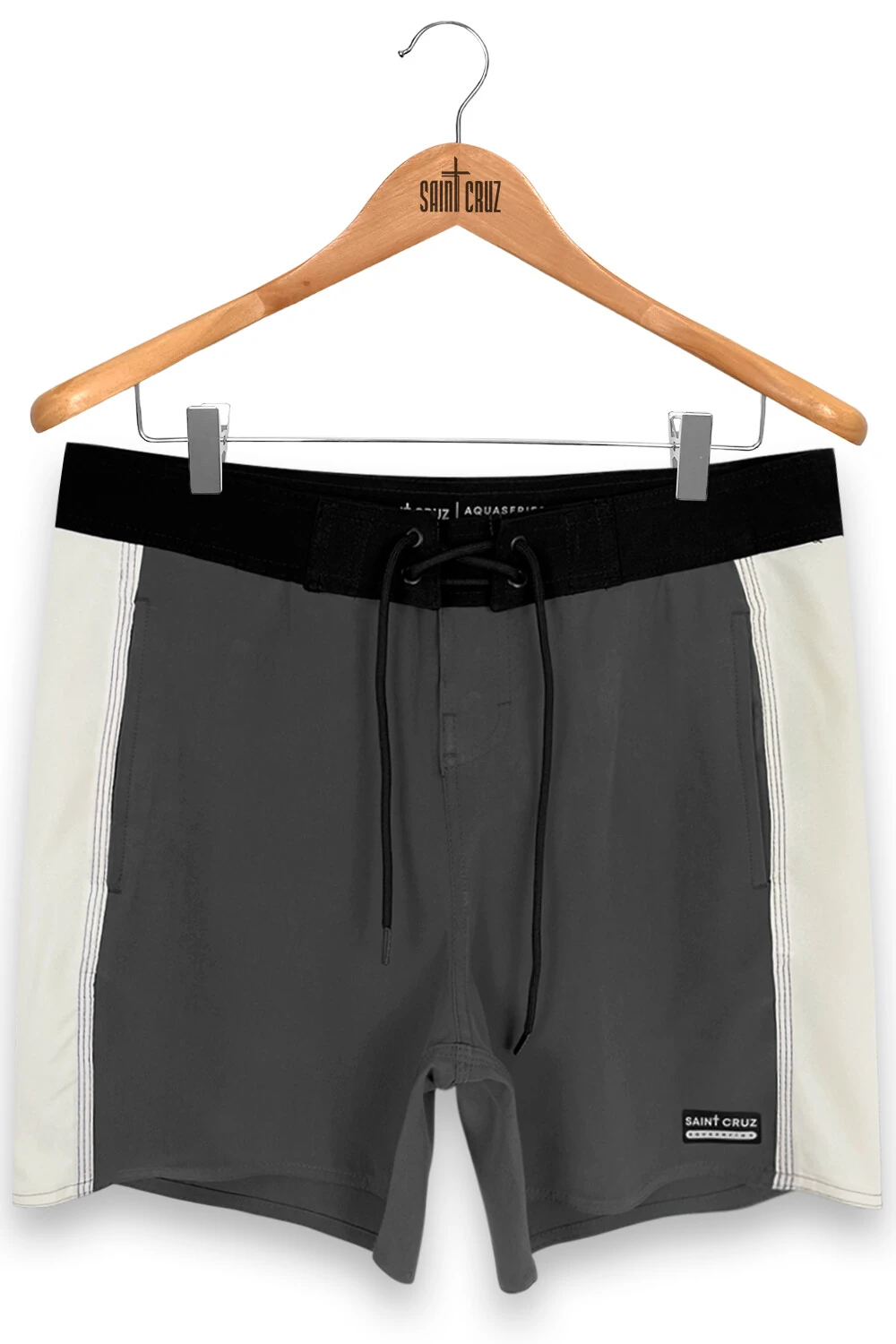 FotoBermuda retrô line Chumbo e Off White