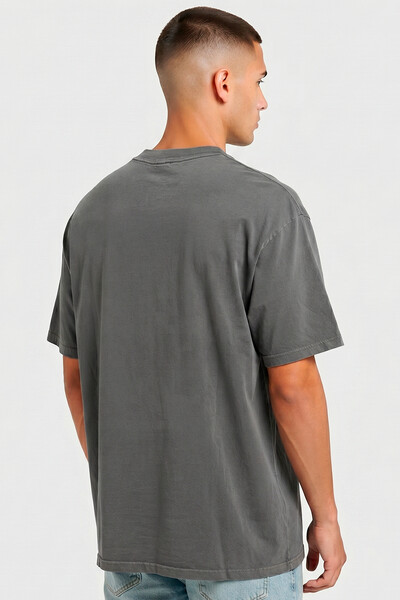 Foto Camiseta oversized estonada chumbo Enjoy The Silence Front