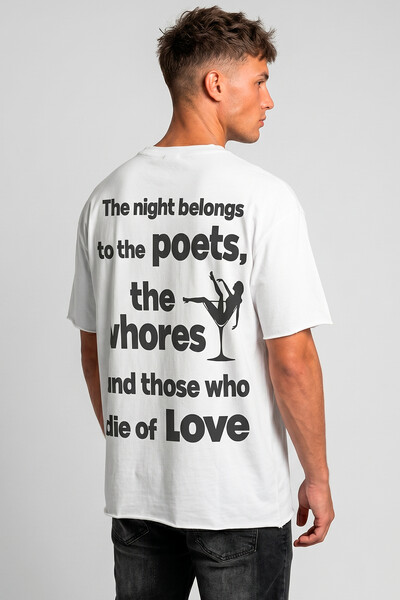 Foto Camiseta branca Poets