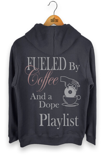 Foto Blusa puff de moletom chumbo Playlist