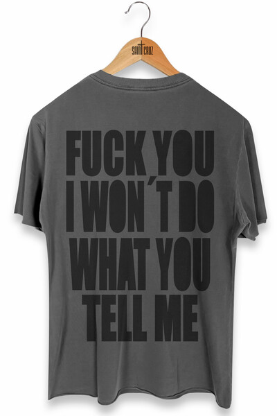 Foto Camiseta estonada chumbo Tell Me