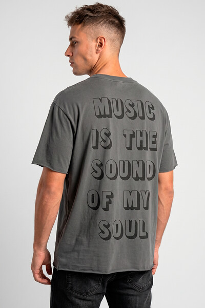 Foto Camiseta estonada chumbo My Soul