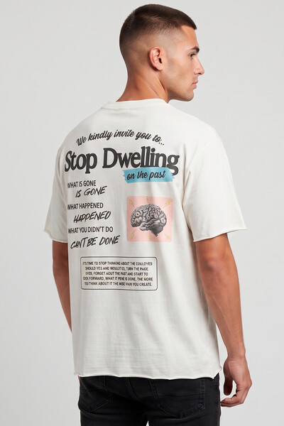 Foto Camiseta off white Stop Dwelling