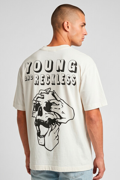 Foto Camiseta oversized off white Reckless