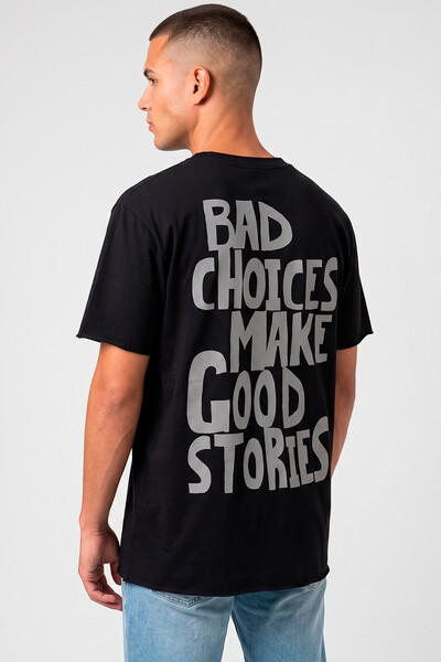 Foto Camiseta preta Bad Choices