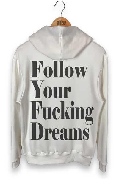 Foto Blusa puff de moletom off white Dreams Back
