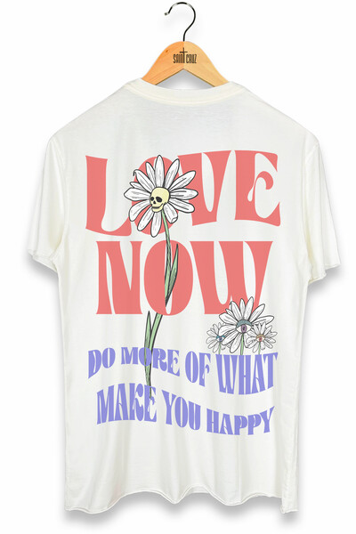 Foto Camiseta estonada off white Love Now Collor Outlet