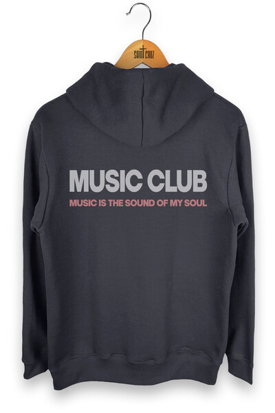 Foto Blusa puff de moletom chumbo Music Club