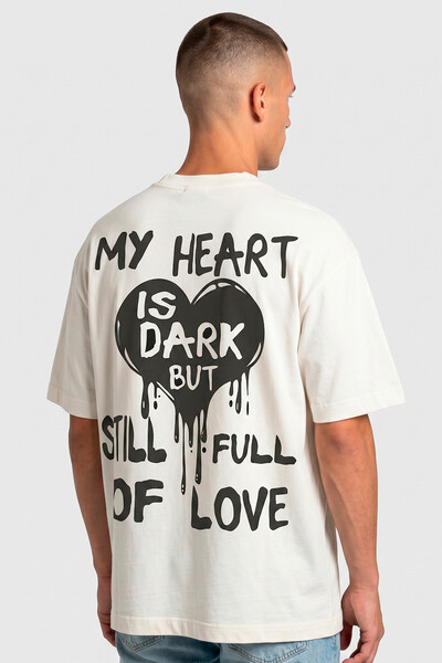 Foto Camiseta oversized off white My Heart
