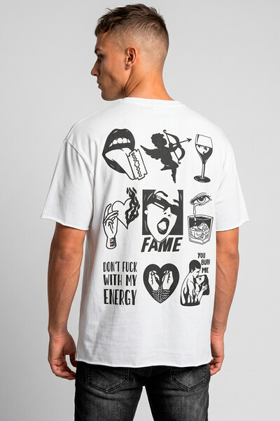 Foto Camiseta branca Fame