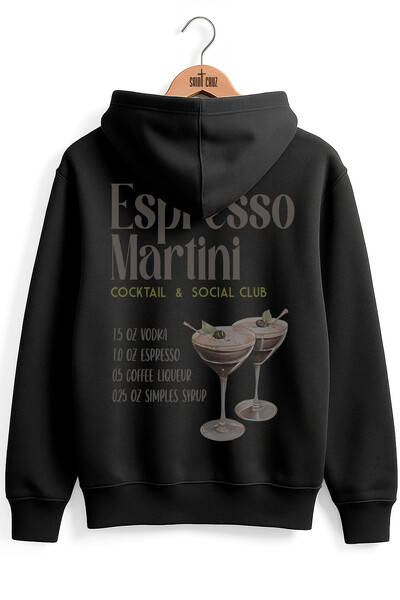 Foto Blusa puff de moletom preto Matini