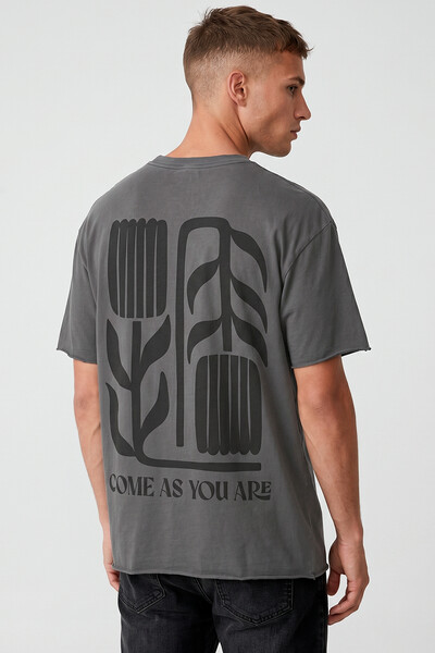 Foto Camiseta estonada chumbo Come As You Are