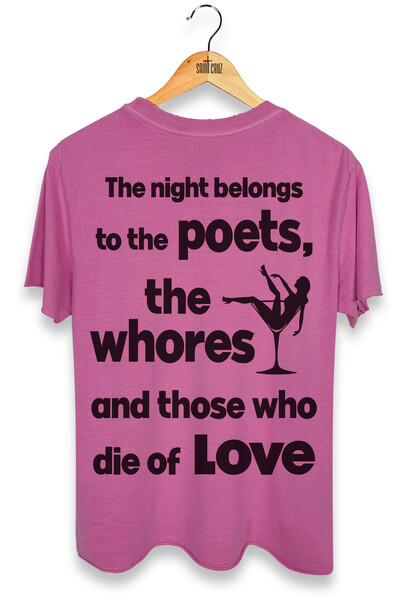 Foto Camiseta estonada vinho Poets