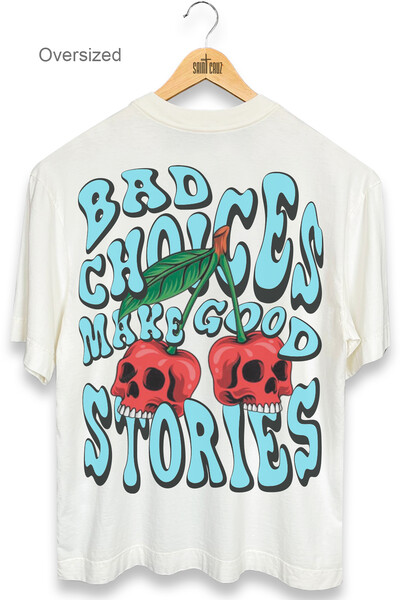 Foto Camiseta oversized estonada off white Cherry