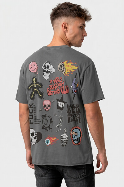 Foto Camiseta estonada chumbo Blend