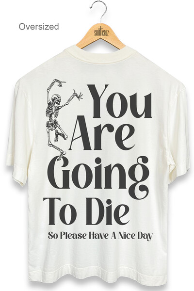 Foto Camiseta oversized estonada off white Nice Day