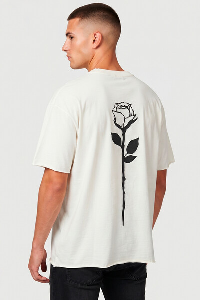 Foto Camiseta off white Rose Back
