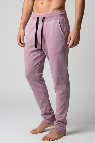 Foto Calça de moletom estonado slim Lilás