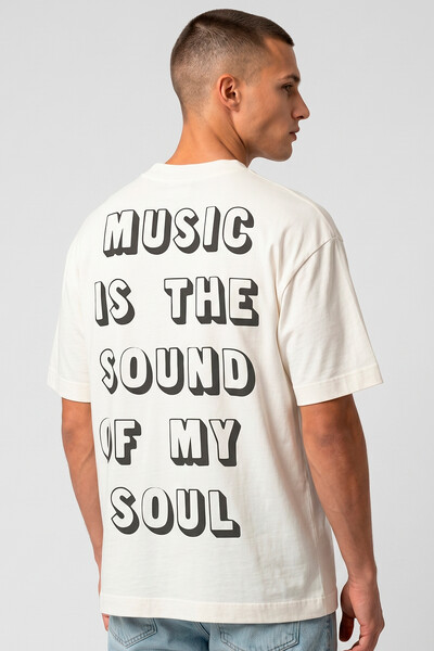 Foto Camiseta oversized off white My Soul