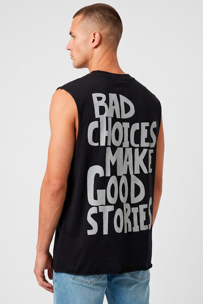 Foto Cut Regata preta Bad Choices