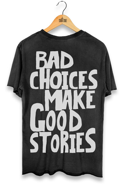 Foto Camiseta preta Bad Choices Outlet