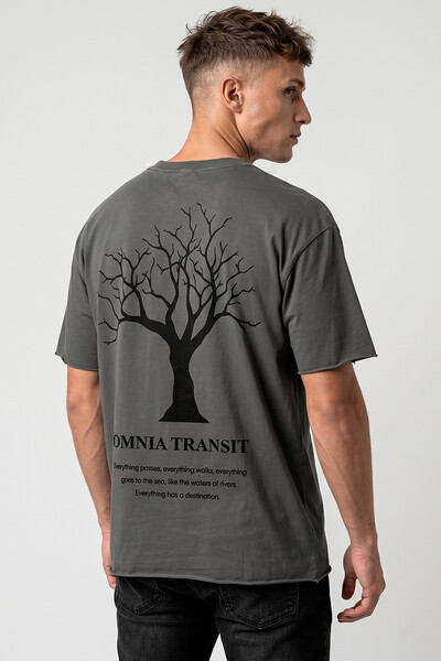 Foto Camiseta estonada chumbo Omnia Transit