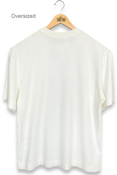 FotoCamiseta oversized off white Enjoy The Silence Front