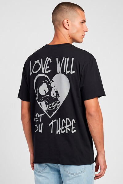 Foto Camiseta preta Love Will