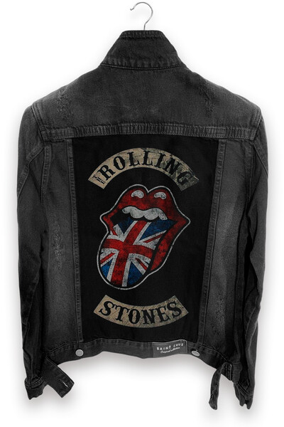 Foto Jaqueta jeans masculina tradicional Rolling Stones Outlet