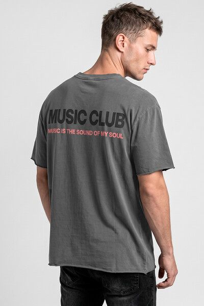 Foto Camiseta estonada chumbo Music Club