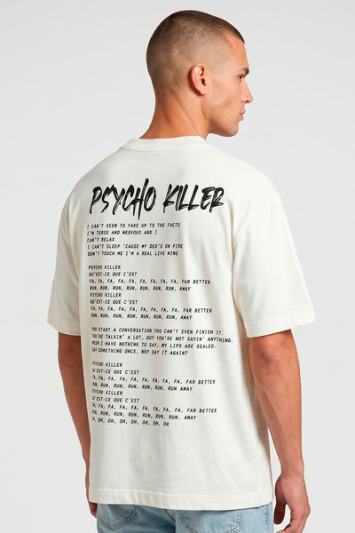 Foto Camiseta oversized off white Psyco