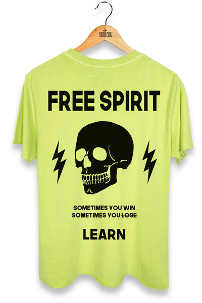 Foto Camiseta estonada amarela Free