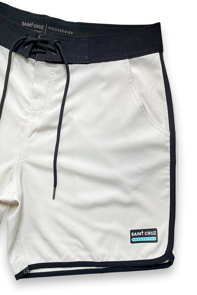 FotoBermuda retrô aqua Off White