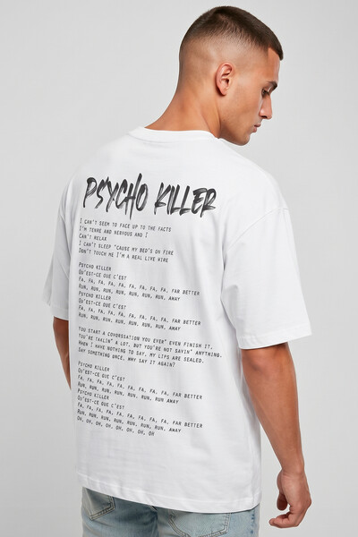 Foto Camiseta oversized branca Psyco