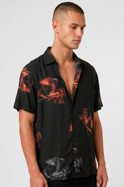 Foto Camisa de viscose Hot Flower