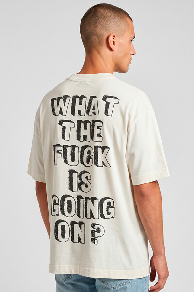 Foto Camiseta oversized off white Now