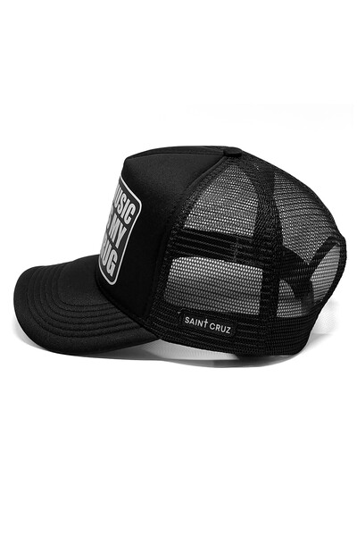 FotoBoné trucker retrô preto Drug