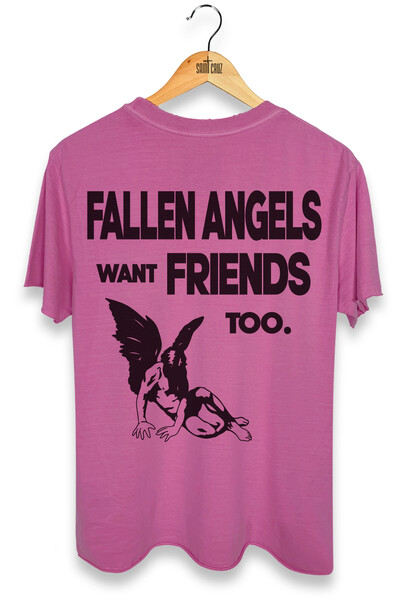 Foto Camiseta estonada vinho Fallen Angels