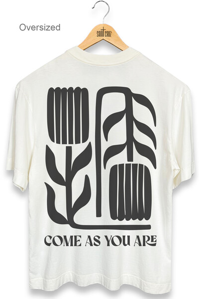 Foto Camiseta oversized off white Come As You Are Outlet