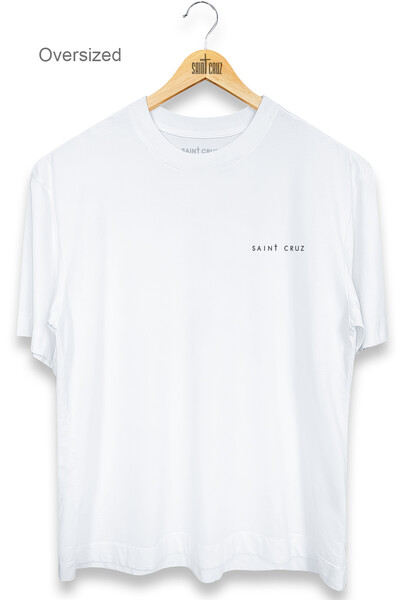 FotoCamiseta oversized branca Give