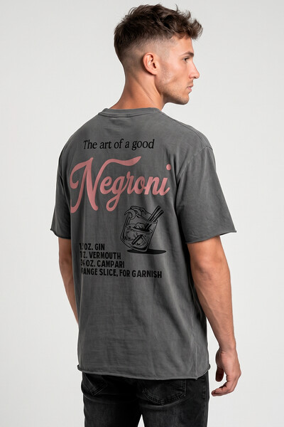Foto Camiseta estonada chumbo Negroni