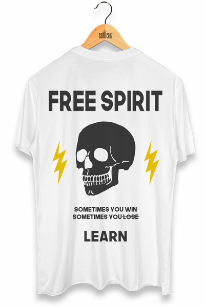 Foto Camiseta branca Free (Preto e Amarela)