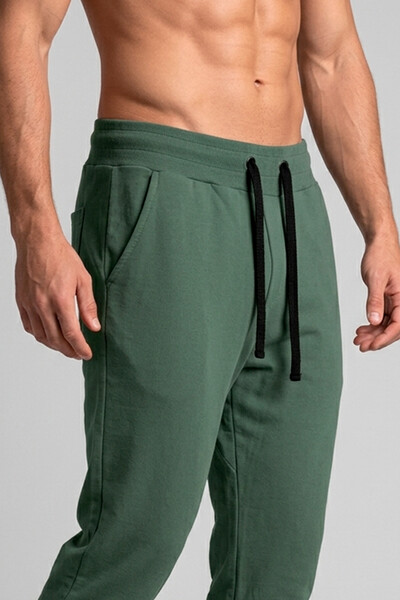 Foto Calça de moletom estonado slim Verde
