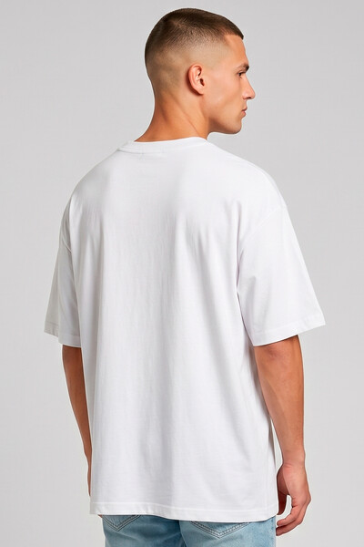 FotoCamiseta oversized branca Dreams Front