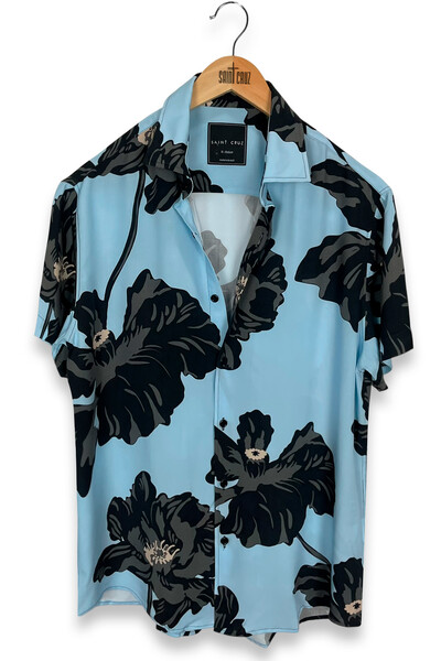 Foto Camisa de viscose Poppies