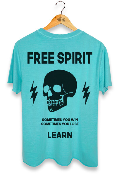 Foto Camiseta estonada verde água Free