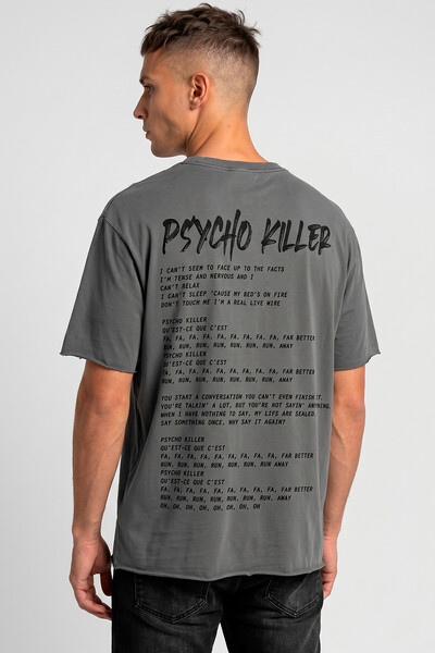 Foto Camiseta estonada chumbo Psyco
