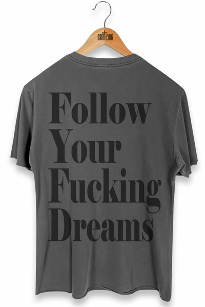 Foto Camiseta estonada chumbo Dreams Back