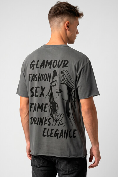 Foto Camiseta estonada chumbo Glamour