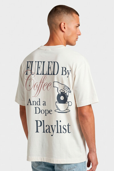 Foto Camiseta oversized off white Playlist